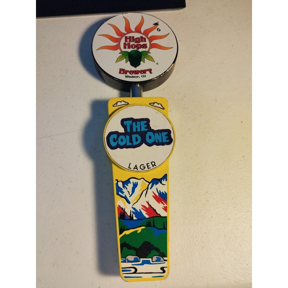 High Hops Brewery The Cold One Lager Beer Tap Handle - Windsor, CO